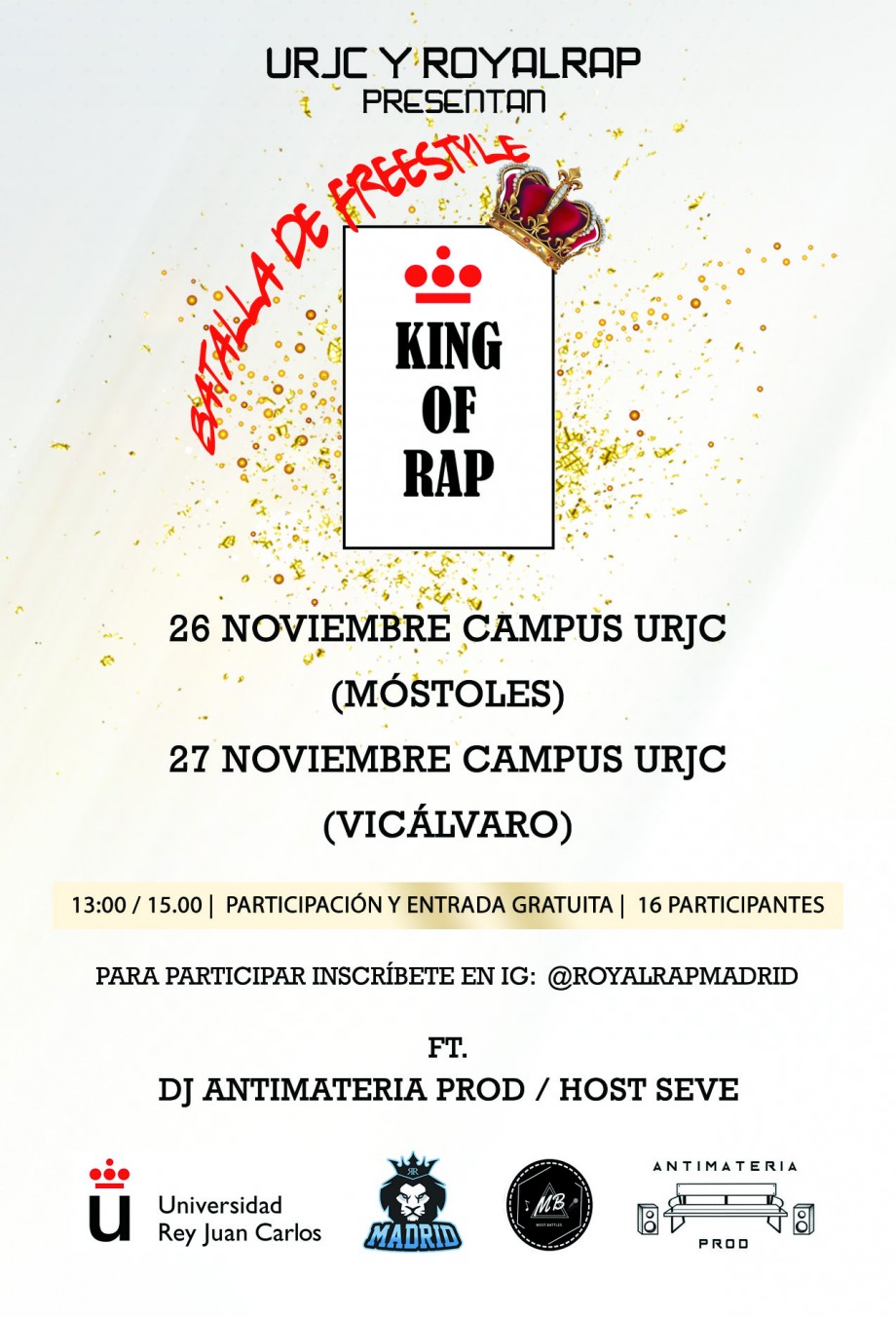 Batalla de Freestyle: King of Rap - Inicio