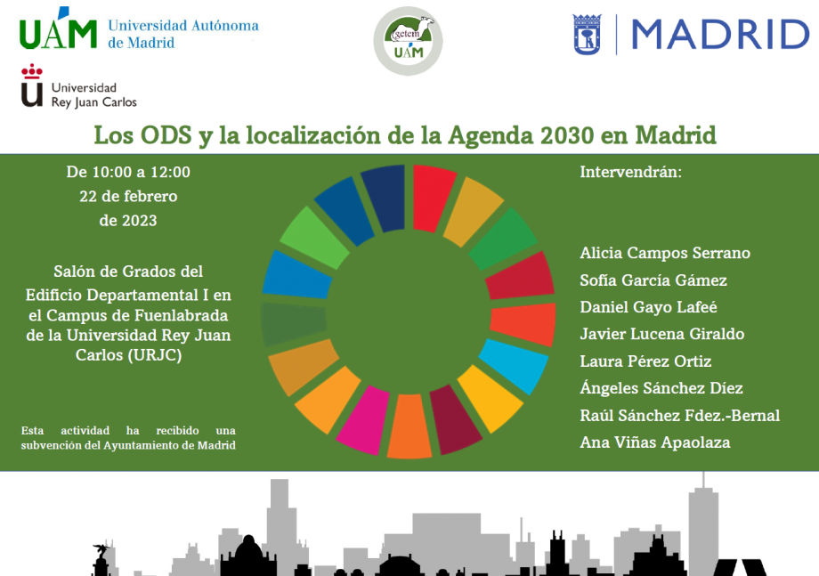 Los ODS y la localización de la Agenda 2030 en Madrid - Inicio
